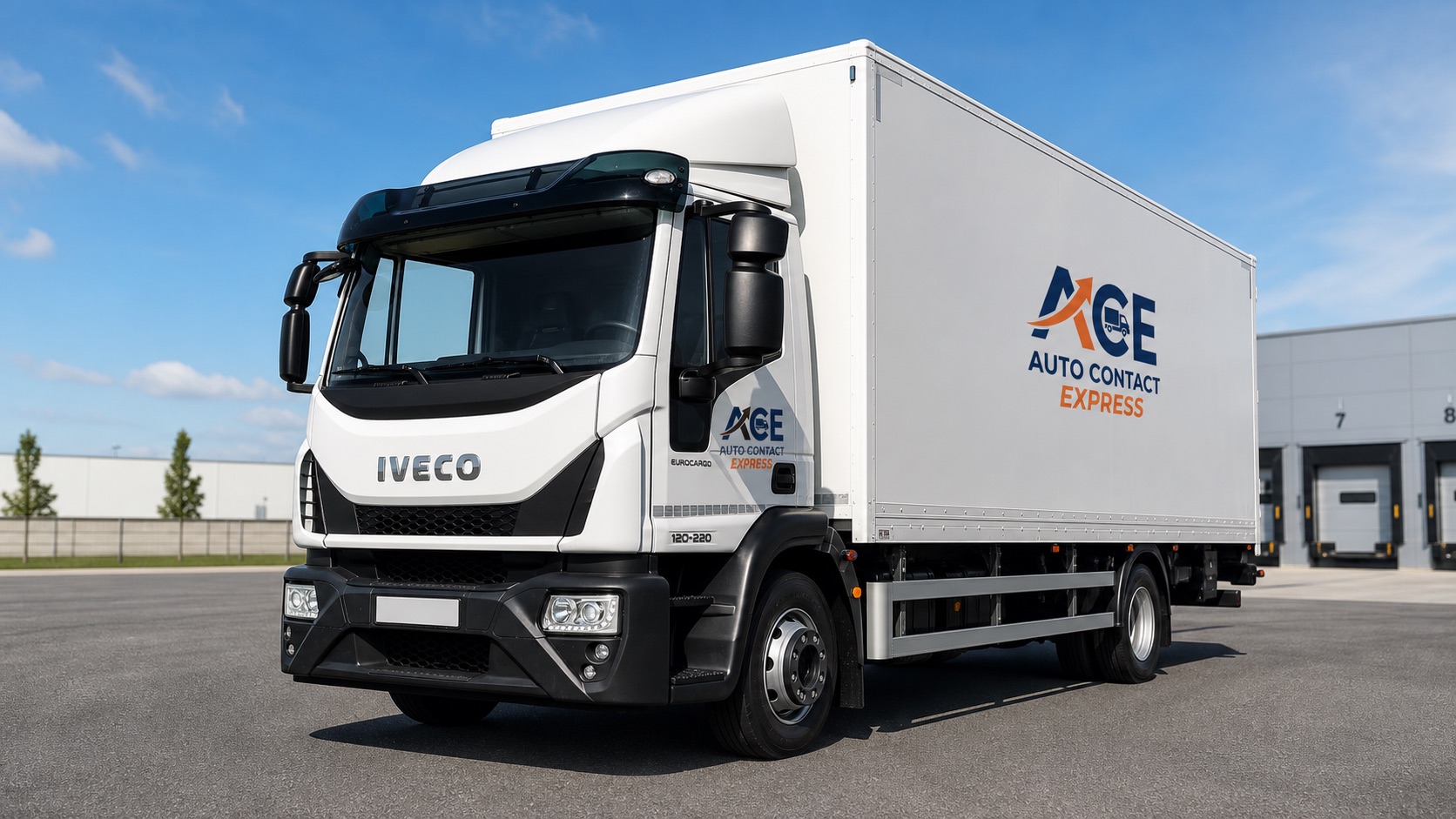 Camion ACE floqué (IVECO Eurocargo)